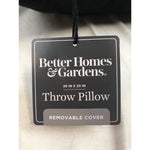 Better Homes and Gardens Ivory Burned Blooms Pillow, 20in x 20in