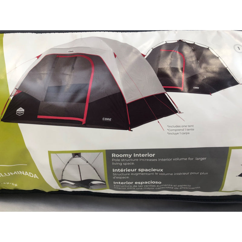 CORE 6-person Lighted Dome Tent