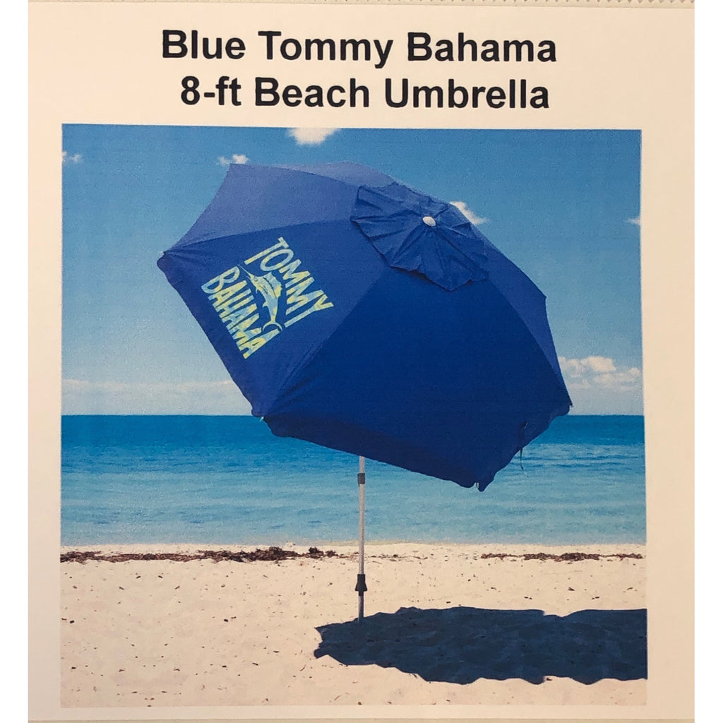 TOMMY newest Bahama 8' Beach Umbrella w/ Tilt