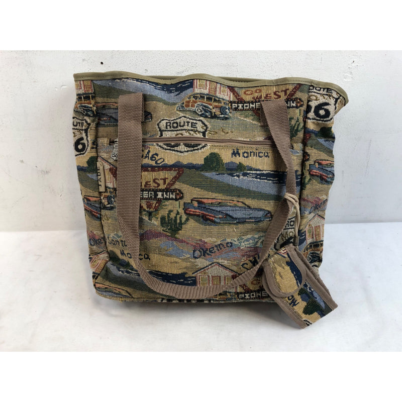 Route 66 Tapestry Tote Bag