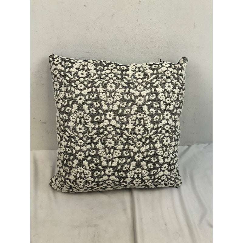 Better Homes and Gardens Ivory Burned Blooms Pillow, 20in x 20in