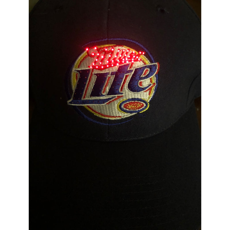 Miller Lite Hat, Light Up Sports Cap