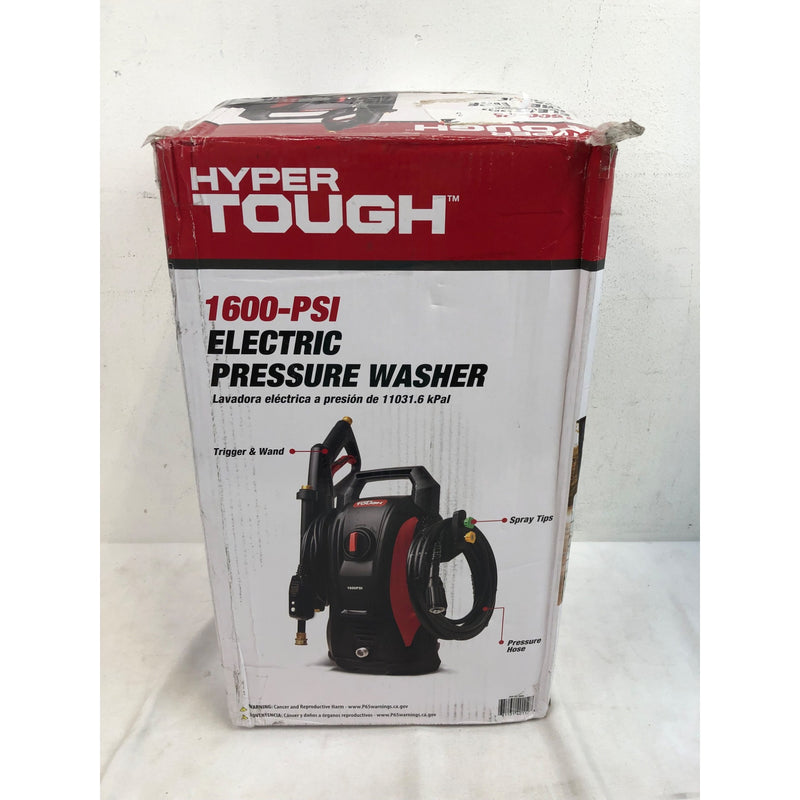 Hyper Tough Electric Pressure Washer 1600 Psi for Household