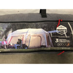 CORE Equipment 10 Person Lighted Instant Cabin Tent with Awning, Red