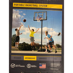 Lifetime New Adjustable Portable Basketball Hoop, 48 inch Polycarbonate, 90585