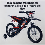 16in Yamaha Motobike for children ages 4 to 8 Years old