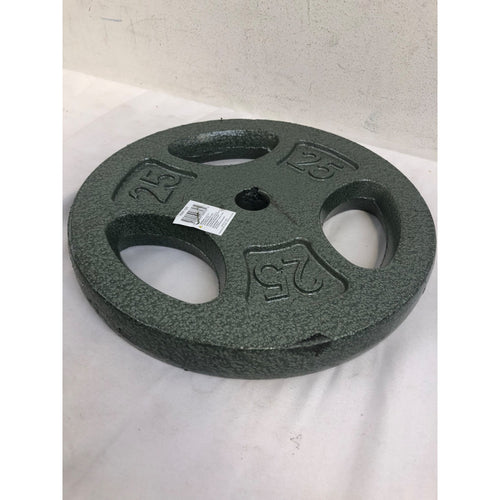 CAP Barbell Standard Weightlifting Plate, 25 lbs, Single