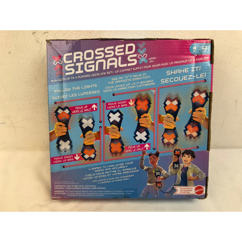 Crossed Signals Game, Electronic Game with Pair of Talking Light Wands