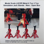 Model Scale LHCER Metal 6 Ton 3 Ton Simulation Jack Stands