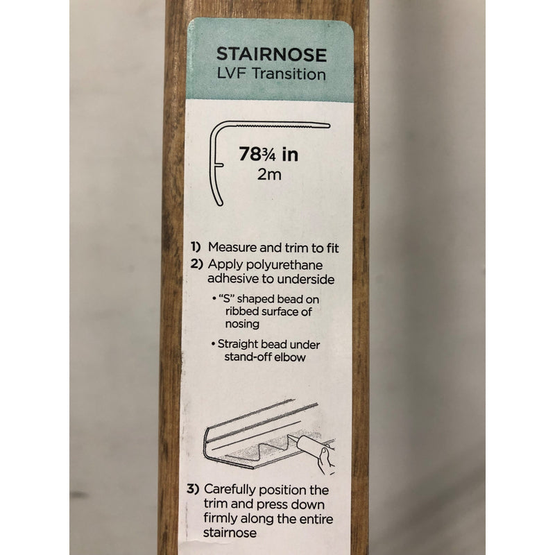 Stairnose LVF Transition, Oak