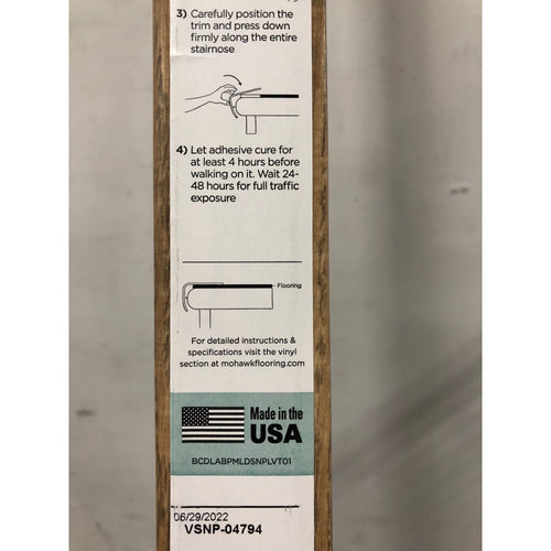 Stairnose LVF Transition, Oak