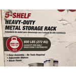 Hyper Tough Heavy Duty Metal Storage Rack, 72 x 48 x 16