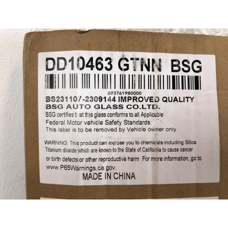 Door Glass, Left Driver DD10463