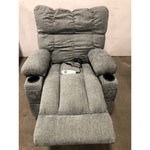 Gray, JONPONY Manual Recliner Chair with Heat Therapy and Massage Function