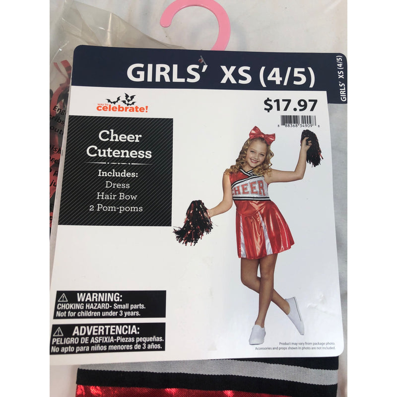 Cheer Cuteness Halloween Costume for Children, Size XSmall (Age 4/5)