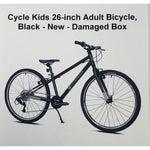 Cycle Kids 26-inch Adult Bicycle, Black