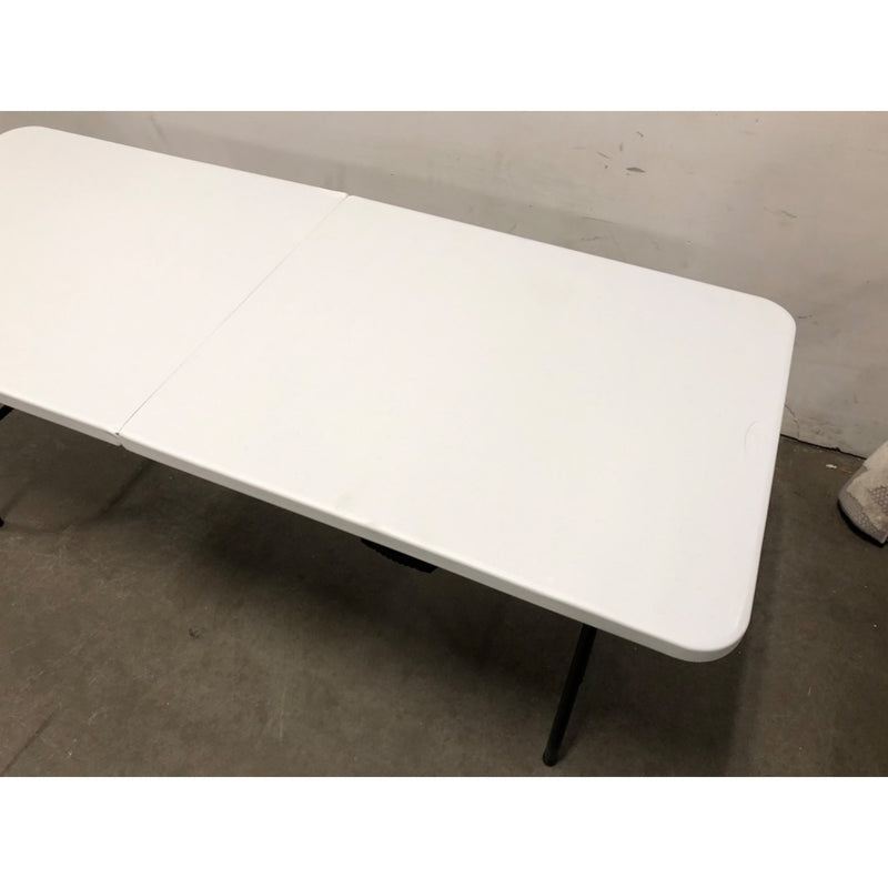 Cosco 6 Foot Premium Folding Table, White Speckle