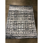 5ft x 7ft, Tayse Nexus Area Rug NEX1501 Traditional Blue Banded Blocks