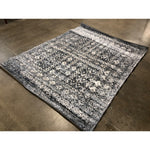 5ft x 7ft, Tayse Nexus Area Rug NEX1501 Traditional Blue Banded Blocks