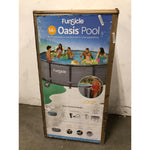 Funsicle 14 ft Oasis Round Above Ground Metal Frame Swimming Pool