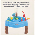 Little Tikes Fish n Splash Water Table with Tipping Fishbowl and Accessories