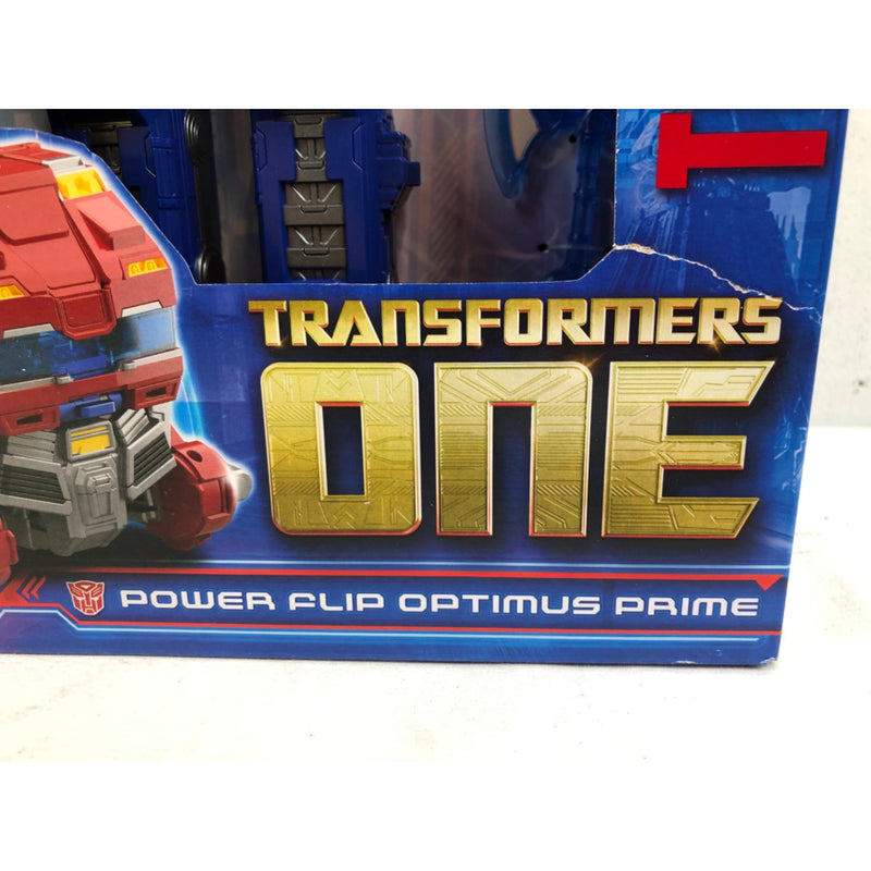 Transformers One Power Flip Optimus Prime (Orion Pax) Action Figure, 10in