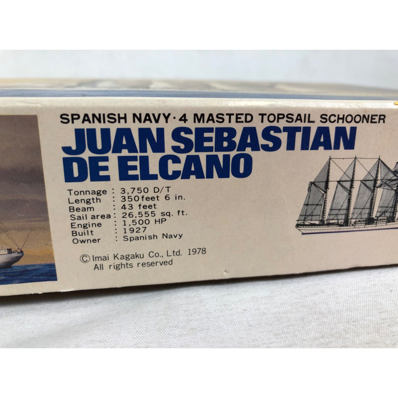 Imai Scale Craft Juan Sebastian De Elcano Topsail Schooner 1:350 Scale Model Kit