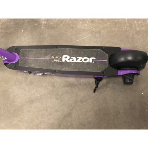 Razor Black Label E100 Electric Scooter Purple, up to 10 mph, Max 120lbs