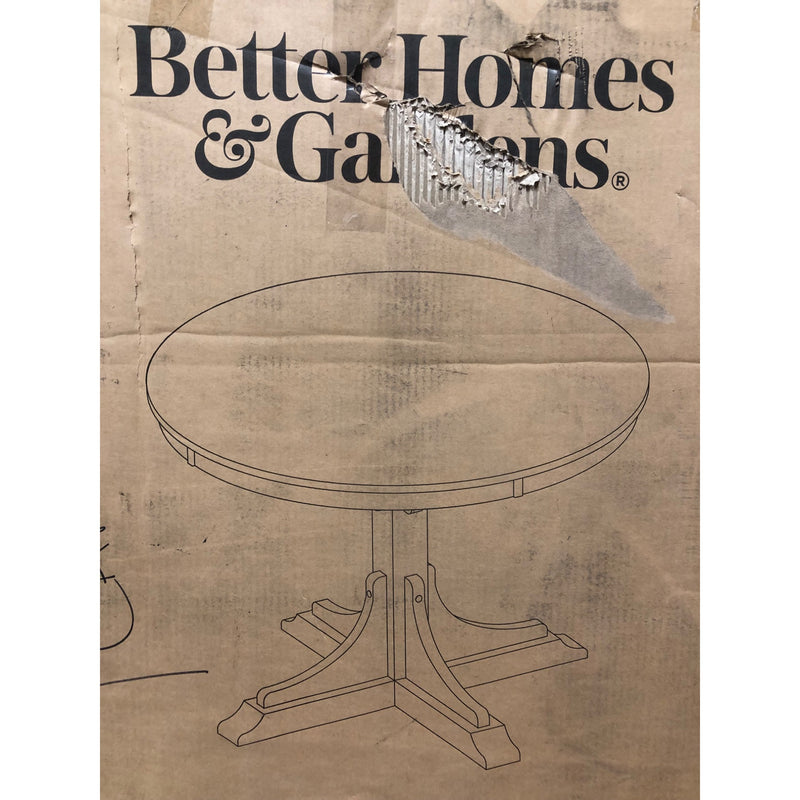 Better Homes & Gardens Canton Round Dining Table, Tobacco Oak Finish