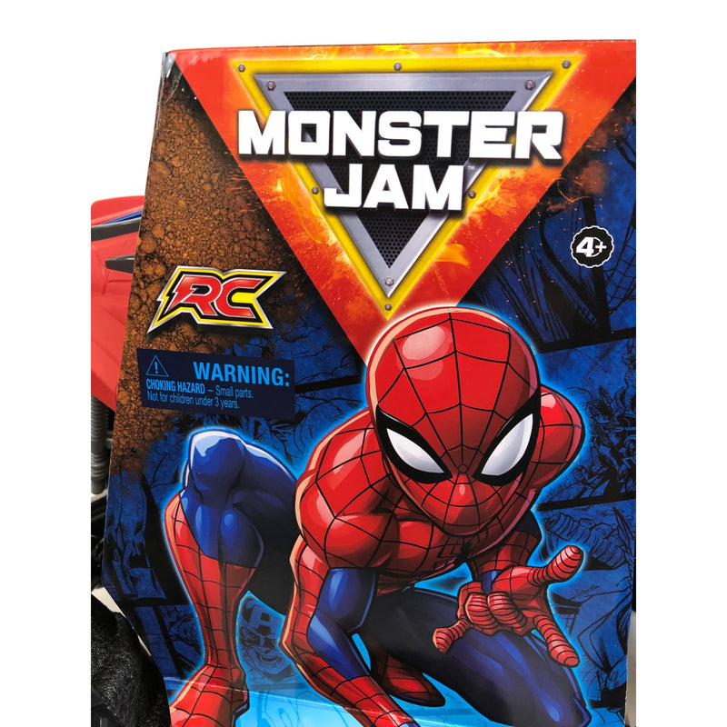 Monster Jam Marvel Mega Spider-Man RC Monster Truck, All-Terrain, 1:6 Scale