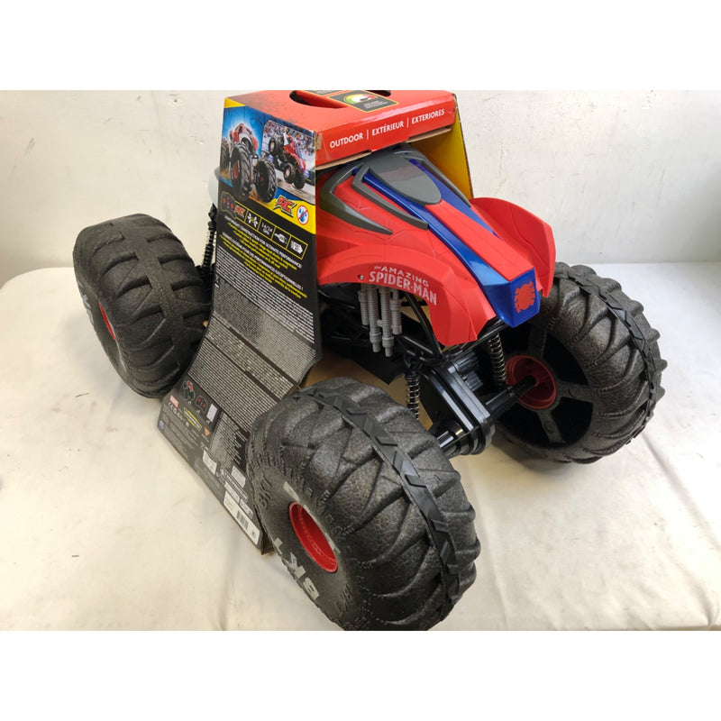 Monster Jam Marvel Mega Spider-Man RC Monster Truck, All-Terrain, 1:6 Scale