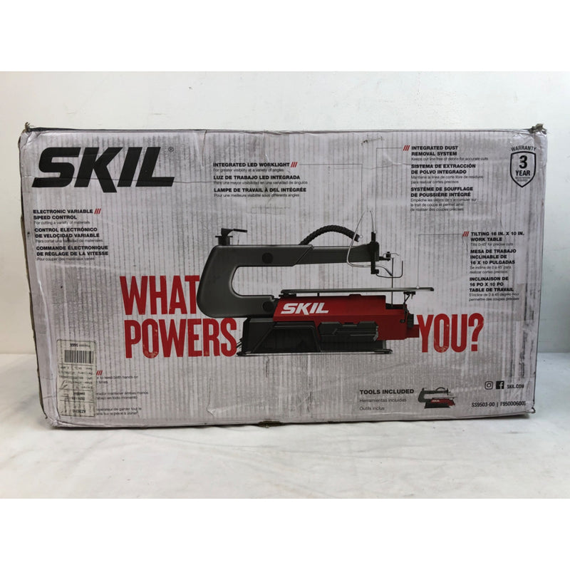 SKIL SS9503-00 1.2 Amp Corded Electric 16in Variable Speed Scroll Saw