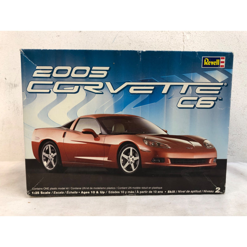 Revell 2005 Corvette C6 1:25 Scale Plastic Model Kit