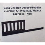 Delta Children Daybed/Toddler Guardrail Kit W103725, Walnut Espresso