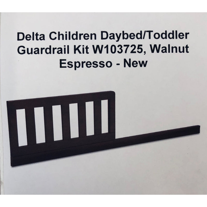 Delta Children Daybed/Toddler Guardrail Kit W103725, Walnut Espresso