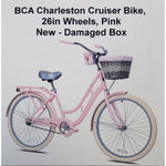 BCA Charleston Cruiser Bike, 26in Wheels, Pink