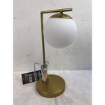 Better Homes & Gardens 17.5 Frosted Globe Desk Lamp, Brass