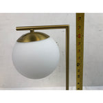 Better Homes & Gardens 17.5 Frosted Globe Desk Lamp, Brass