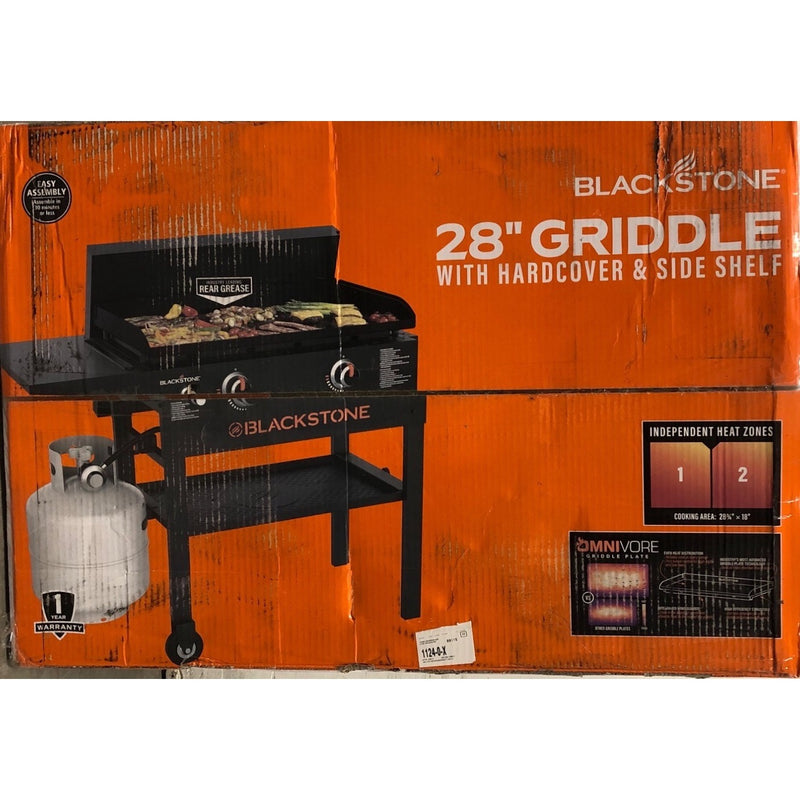 Blackstone Original 2-Burner 28in Propane Omnivore Griddle with Hard Cover