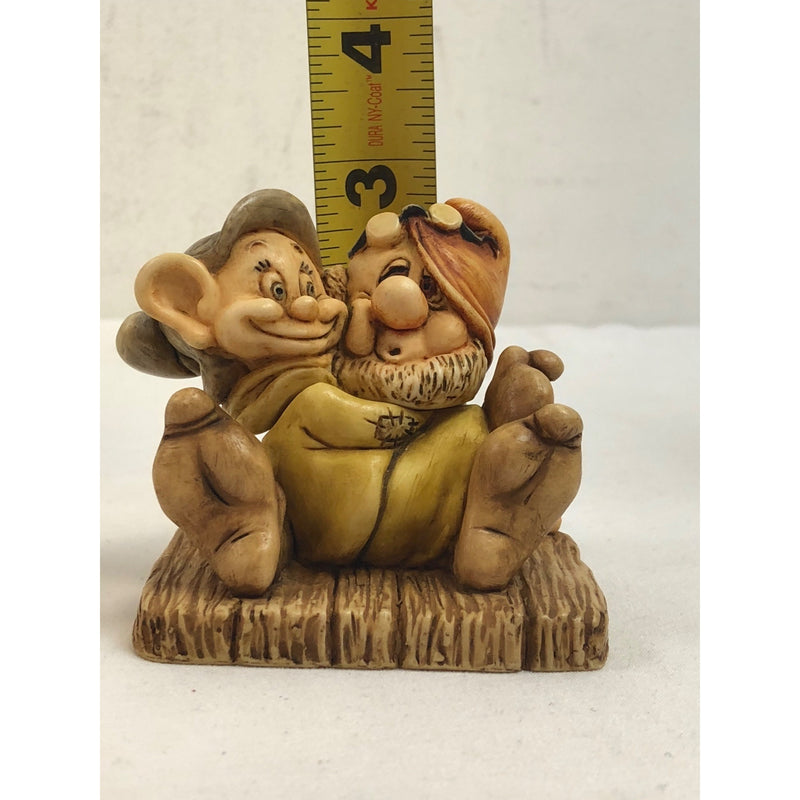 Harmony Kingdom 2002 Disney Gallery Doc and Dopey from Snow White with Box