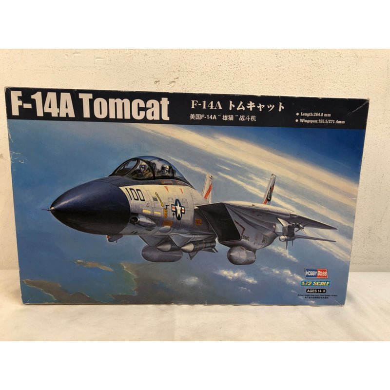 Hobby Boss F-14A Tomcat 1:72 Scale Plastic Model Kit 80276