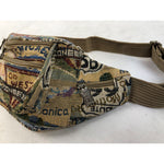 Route 66 Tapestry Fanny Pack Belt Bag Cross Body, Travel Pioneer Express