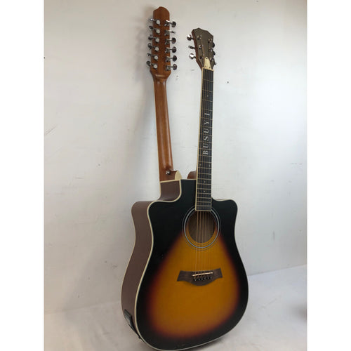 12 String Acoustic / 6 String Acoustic, Double Sided,  Busuyi Guitar