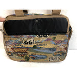 Pioneer Express Route 66 Tapestry Carry On/Messenger Travel Bag