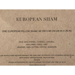 Ellen DeGeneres Dream Sham, 26in x 26in Euro Gray Pillow Sham