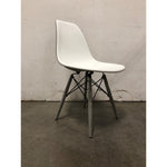 Elba Dining Chair, White/Gray