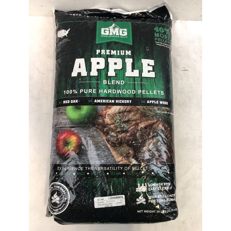 Green Mountain Grills Premium Apple Pure Hardwood Grilling Cooking Pellets