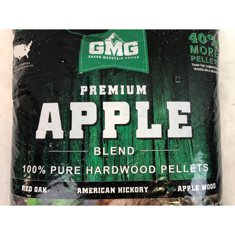 Green Mountain Grills Premium Apple Pure Hardwood Grilling Cooking Pellets