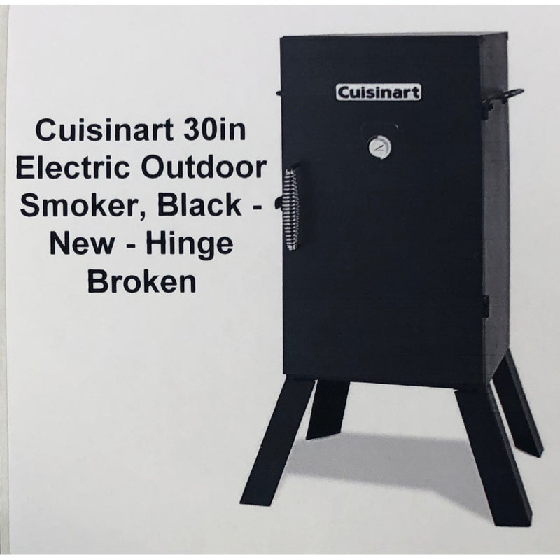 Cuisinart 30in Electric Outdoor Smoker, Black