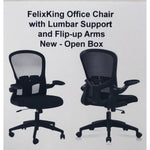 FelixKing Office Chair with Lumbar Support and Flip-up Arms